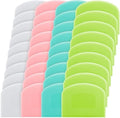 Thyle 36 Pcs Plastic Dough Scrapers Set, Flexible Bowl Scraper