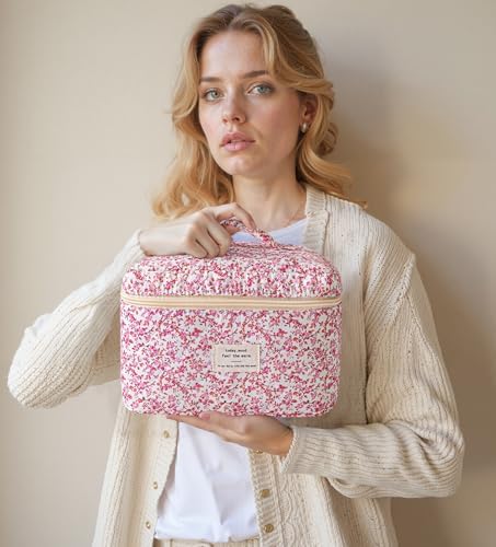 HBselect Quilted Makeup Bag