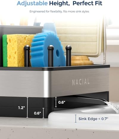 Nacial Kitchen Sink Organizer, Sink Caddy
