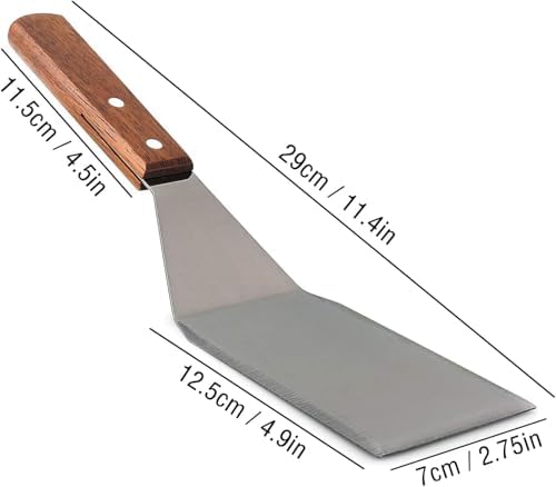 Hamburger Spatula Turner, Stainless Steel Heavy Duty Spatula Turner, Metal