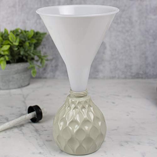 Hutzler Plastic Funnel, 32-Ounce Wide