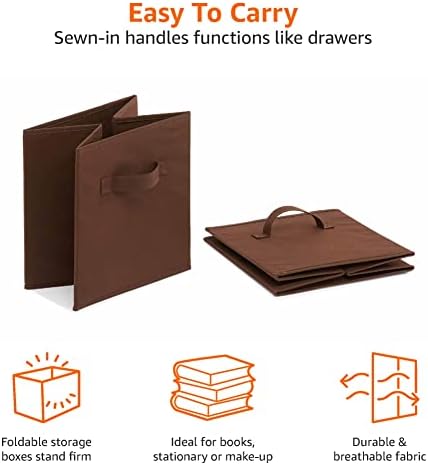 Amazon Basics Collapsible Fabric Storage Bins