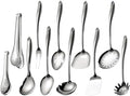 304 Stainless Steel Cooking Utensils Set, Mirror Polished Kitchen Gadget