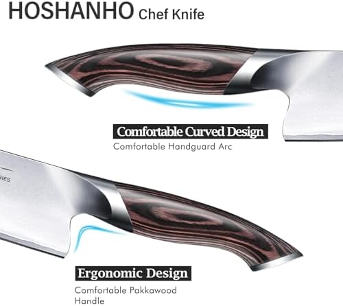 HOSHANHO Kitchen Knife in Japanese High Carbon Steel, Professional High-Class