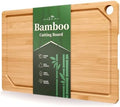 Kitsure Bamboo Cutting Board for Kitchen