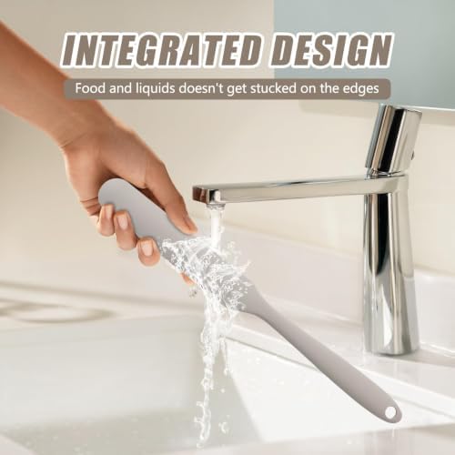 Silicone Jar Spatula, Non-Stick Heat Resistant Kitchen Thin Spatula, Sourdough