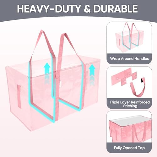 TICONN 2 Pack Extra Large Moving Bags Heavy Duty