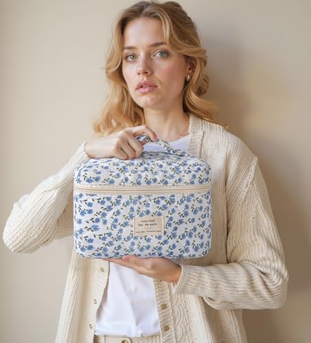 HBselect Quilted Makeup Bag
