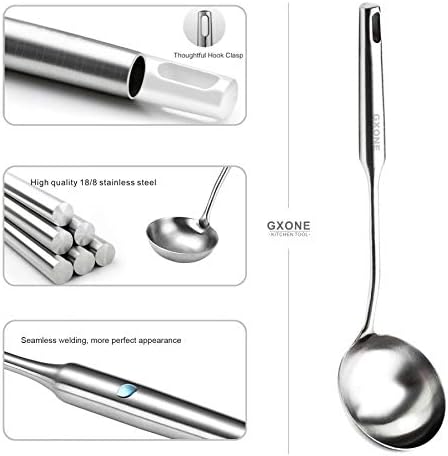 Soup Ladle, 304 Stainless Steel Cooking Ladle