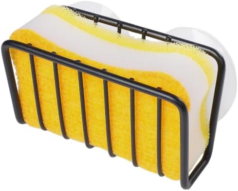 Toplife Sponge Holder for Kitchen Sink, Rust-Proof Suction Cup Sponge Caddy