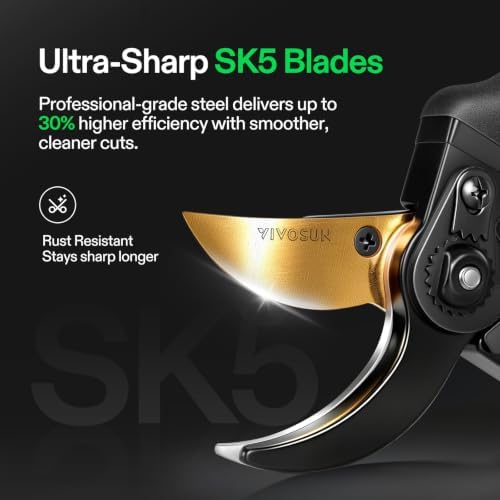 VIVOSUN 8.5" Bypass Pruning Shears