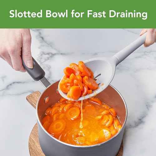 Tovolo Flex Core Silicone Slotted Deep Spoon