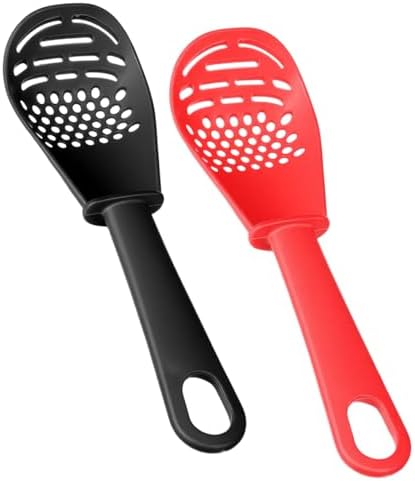 2 Pcs 6-in-1 Multifunctional Kitchen Cooking Spoon Heat Resistant Kitchen