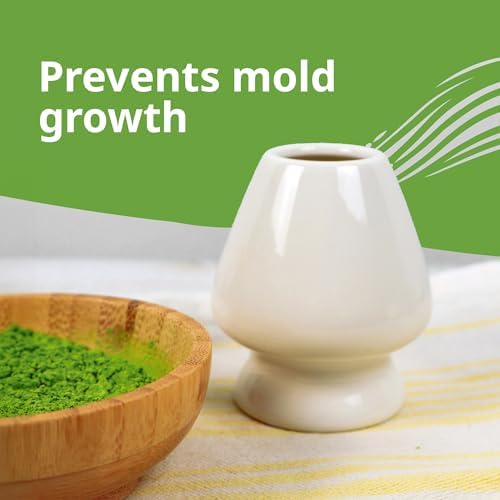 BlendWell Ceramic Matcha Whisk Stand, Protects Shape and Extends Whisk Life