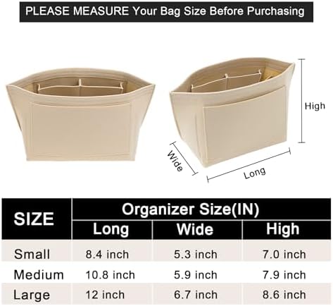 LOUKAYCCI Purse Organizer Insert