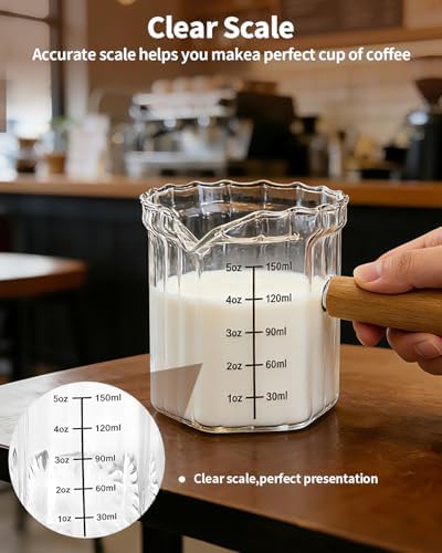 Espresso Measuring Cup 5 Oz, Espresso Glass Cups