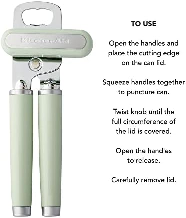 KitchenAid Classic Multifunction Can Opener and Bottle Opener Easy to Use