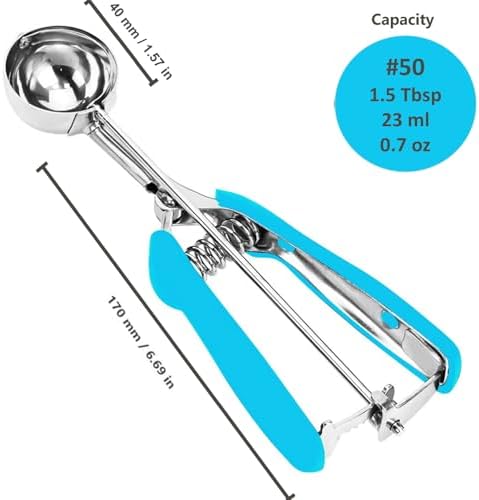 #50 Cookie Scoop, 1.5 Tbsp/ 23ml/ 0.7 oz Cookie Scoops