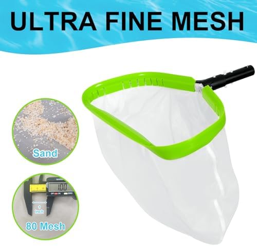 Pool Net, Professional Ultra Fine Mesh Pool Leaf Skimmer Nets