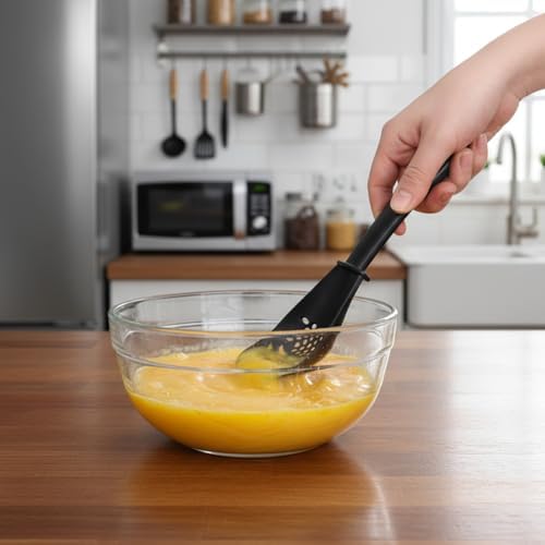 2 Pcs 6-in-1 Multifunctional Kitchen Cooking Spoon Heat Resistant Kitchen