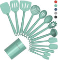 Coukre Silicone Kitchen Cooking Utensils Set, Heat Resistant