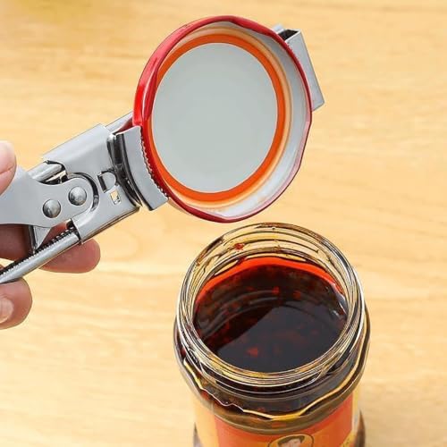 3-Pack Adjustable Multifunctional Stainless Steel Can Opener, Jar Opener