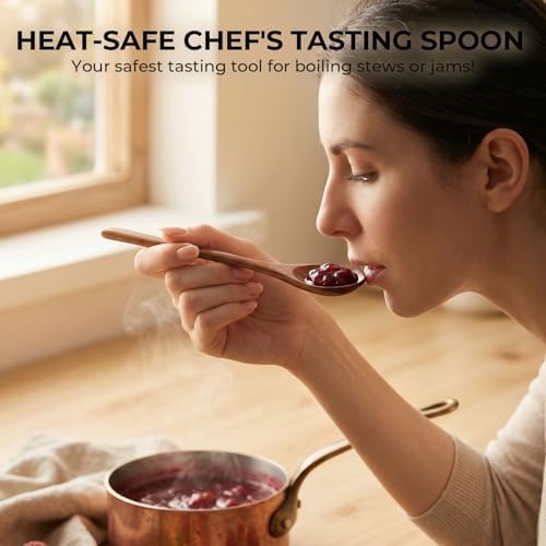 HANSGO Wooden Spoons for Eating