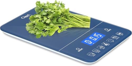 Ozeri Touch III 22 lbs Digital Kitchen Scale, in Tempered Glass