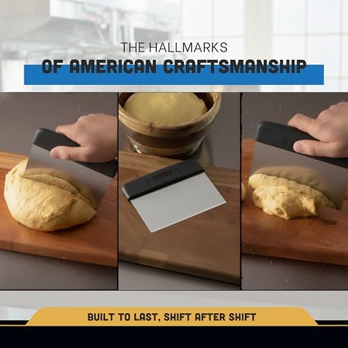 Dexter-Russell 6” x 3” Dough Cutter/Scraper – S196B, Stainless Steel Blade