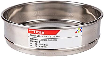 φ20×4.5cm 35 Mesh 304 Stainless Lab Sieves Economy Test Sieve 304 Stainless