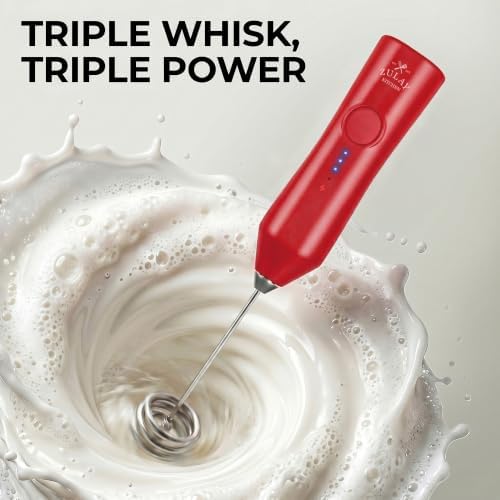 Zulay Kitchen Rechargeable Milk Frother Handheld