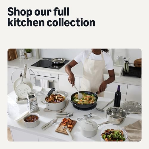 Amazon Basics Pot and Pan Organizer, Includes 10 Moveable Dividers, Stainless
