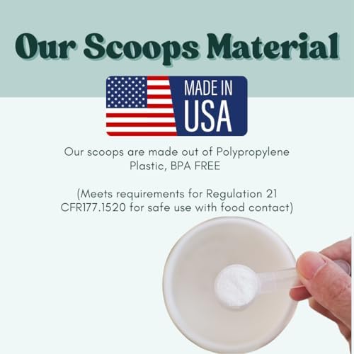 1/4 Cup Long Handle Plastic Measuring Scoop