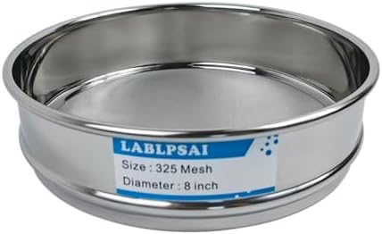 900 Mesh Lab Sieves 8" Diameter 304 Stainless Steel Wire Cloth Test Sieve
