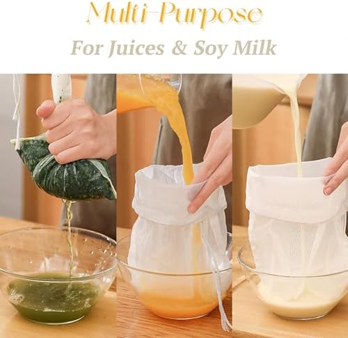 Reusable Fine Mesh Strainer Bag, Food Grade Filtration Bag