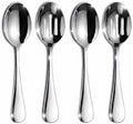 VIVANI 4-Piece Serving Spoons Set, 8.5-Inch Serving Spoon and Slotted Spoon