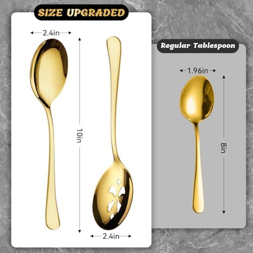 10-Inch 6 Piece Serving Spoon Set