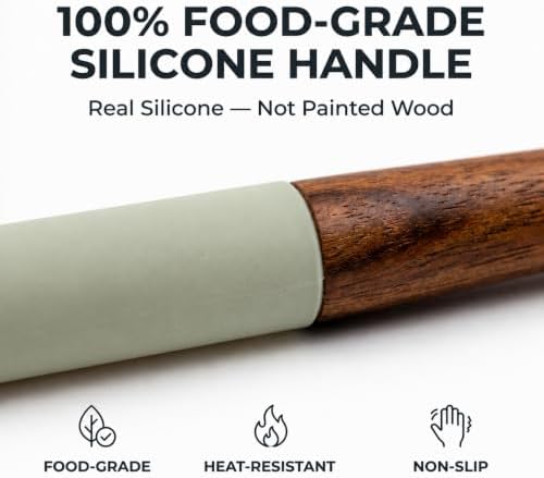 DI ORO Wooden Kitchen Utensil Set