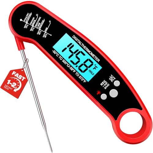 Meat Thermometer Digital, 1-2 Sec Instant Read