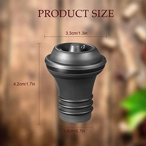 Honoson 100 Pieces Silicone Wine Stoppers Vacuum Seal Reusable