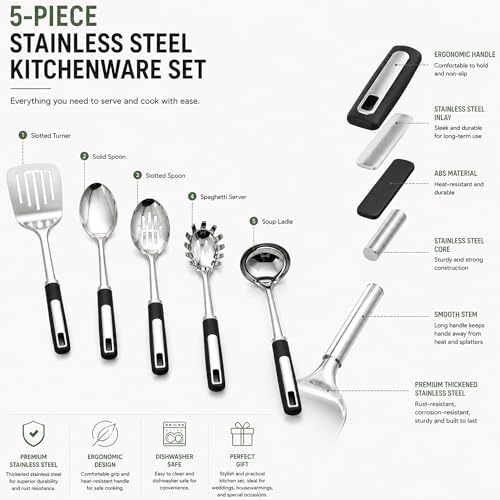 Stainless Steel Cooking Utensils Set