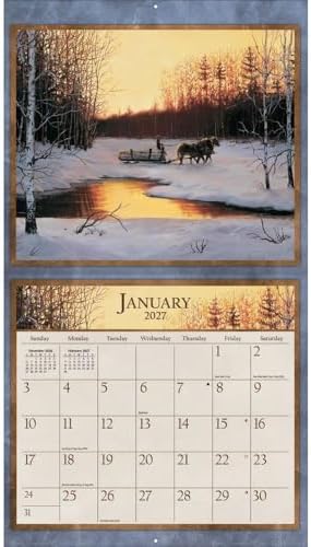 Horses in the Mist 2027 Wall Calendar by Persis Clayton Weirs