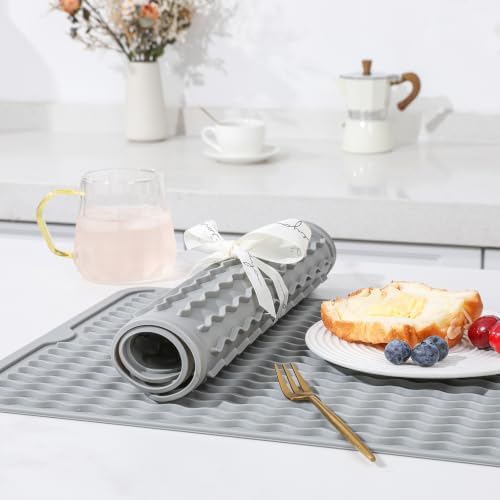 2 Pack Caketime Silicone Dish Drying Mat