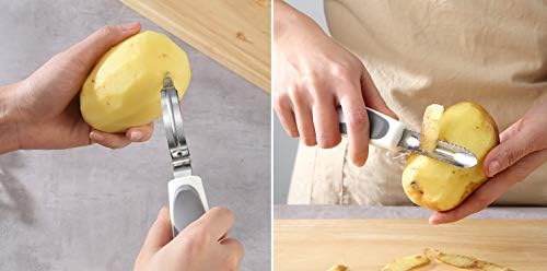 Stainless Steel Potato Masher & Peeler Set