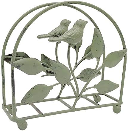 Cast Iron Bird & Tree Classic Napkin Holder/Tabletop Freestanding Tissue