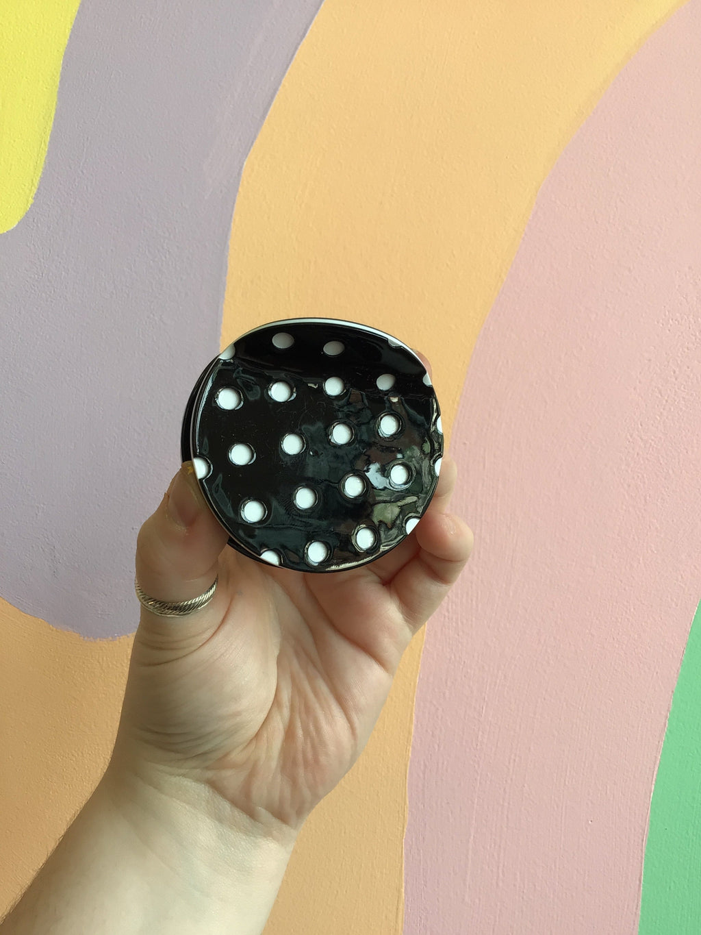 Polka Dot Hair Claw