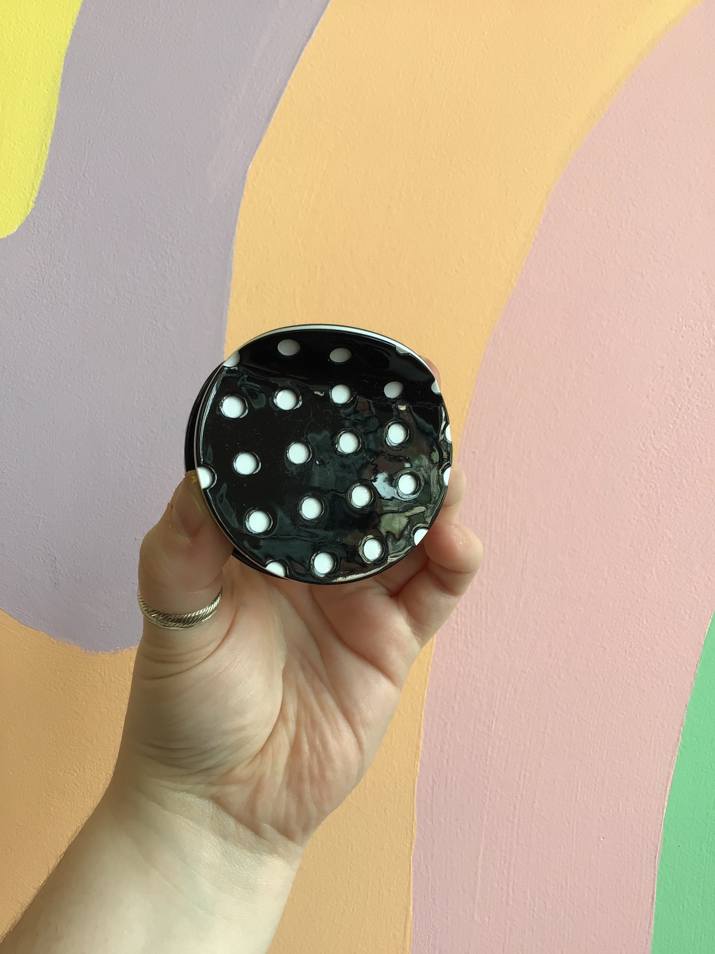 Polka Dot Hair Claw