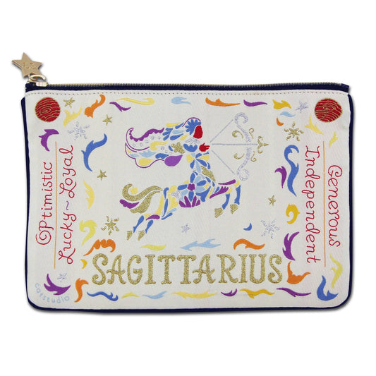 catstudio - Sagittarius Astrology Zip Pouch