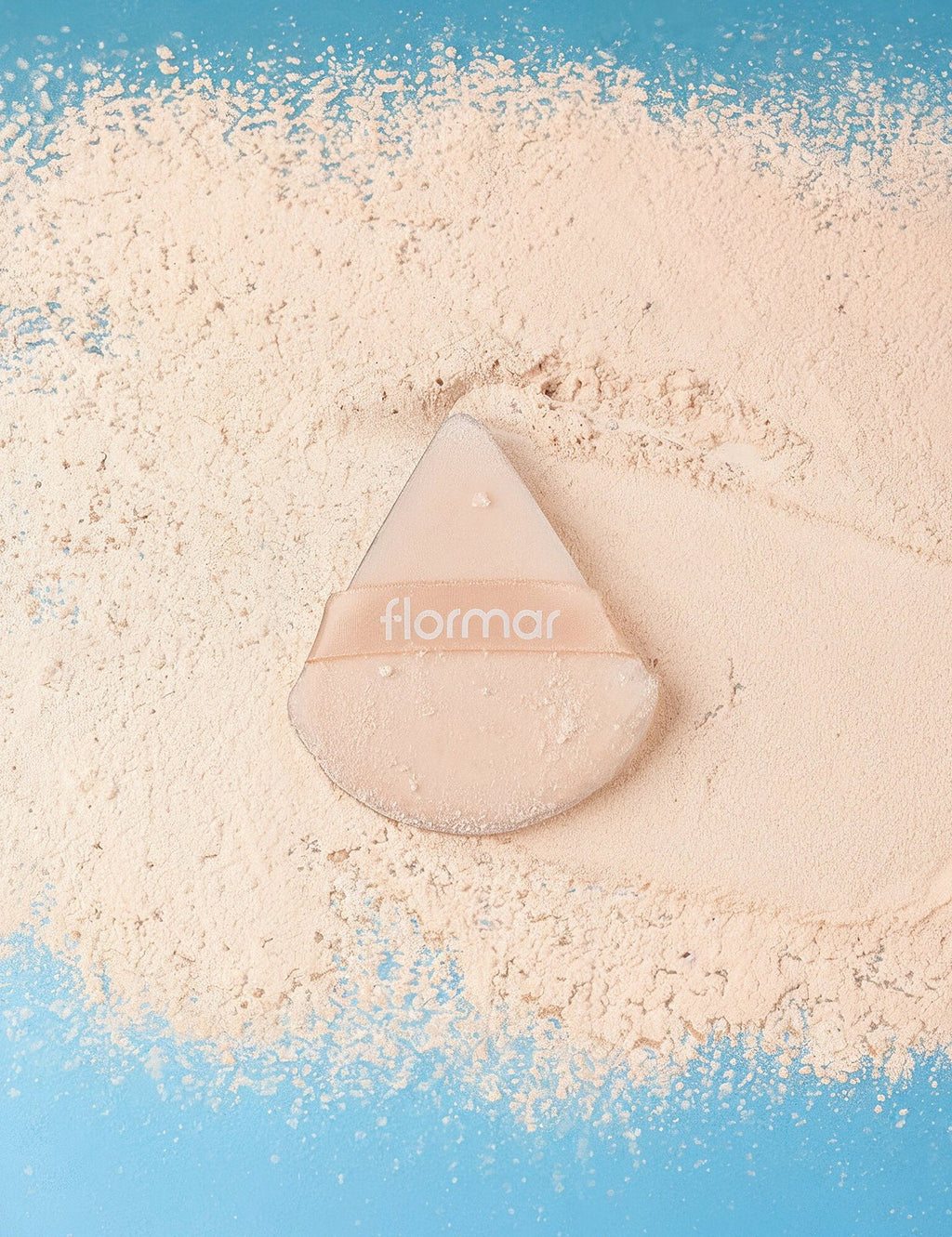 Flormar Powder Puff Soft Triangle Makeup Sponge 1 Count