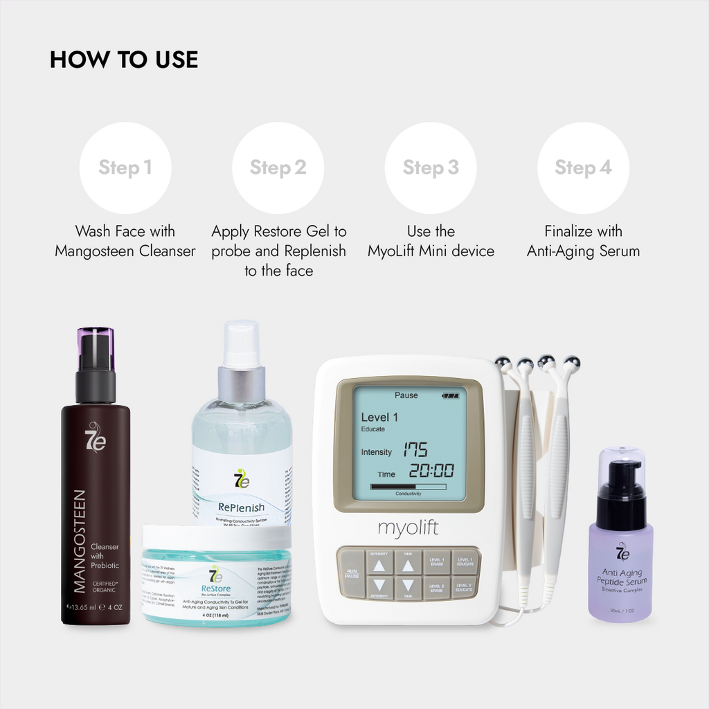 MyoLift Mini Microcurrent Facial Device | 7e Wellness